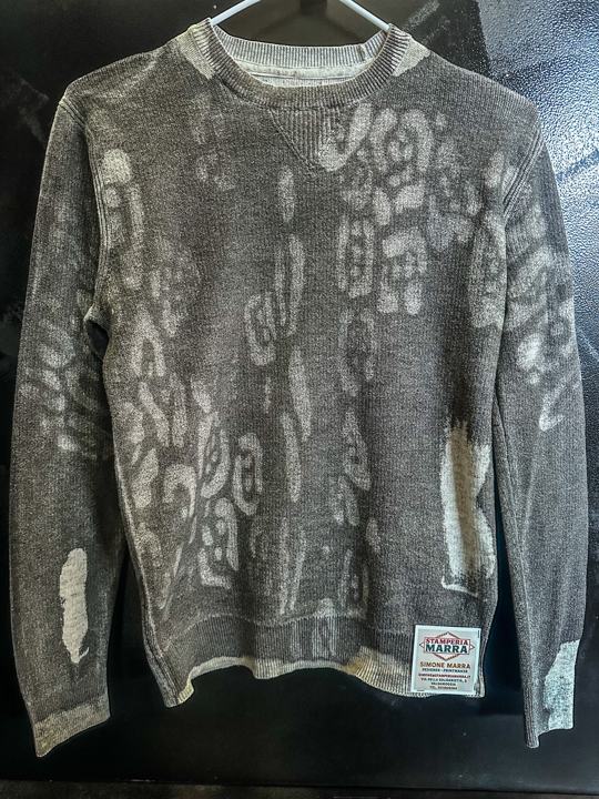 Devoré and airbrush — Stamperia Marra